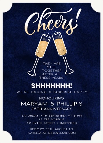 Still Together Wedding Anniversary Invitations