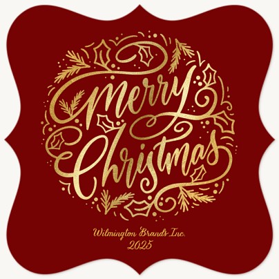 Merry Go Round Christmas Cards for Business