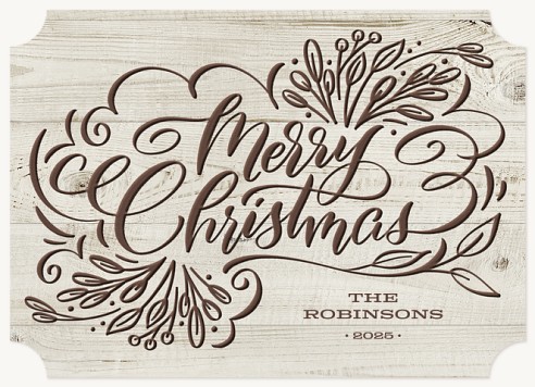 Aspen Woodcut Christmas Cards