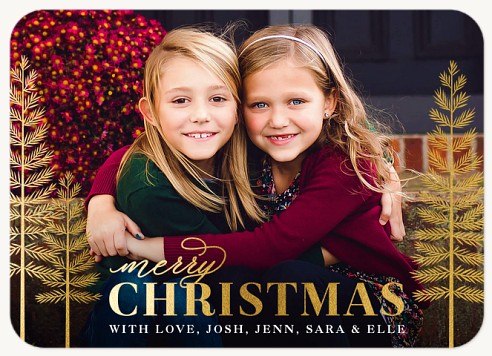 Gilded Pines Christmas Cards