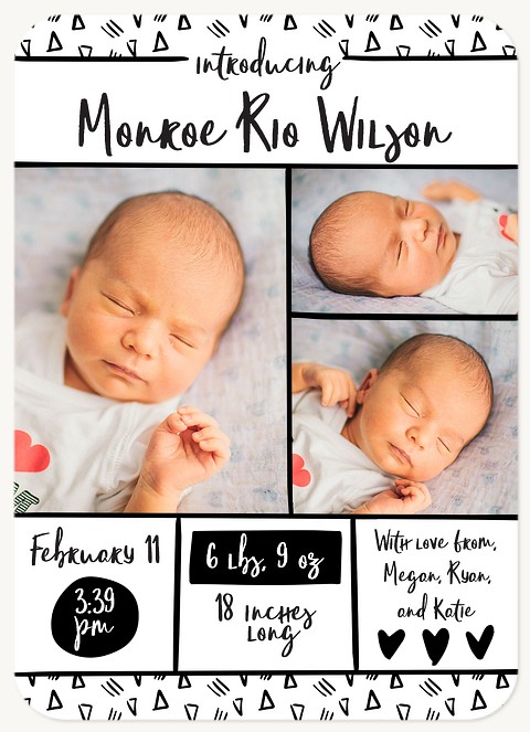 All About Baby Baby Announcements