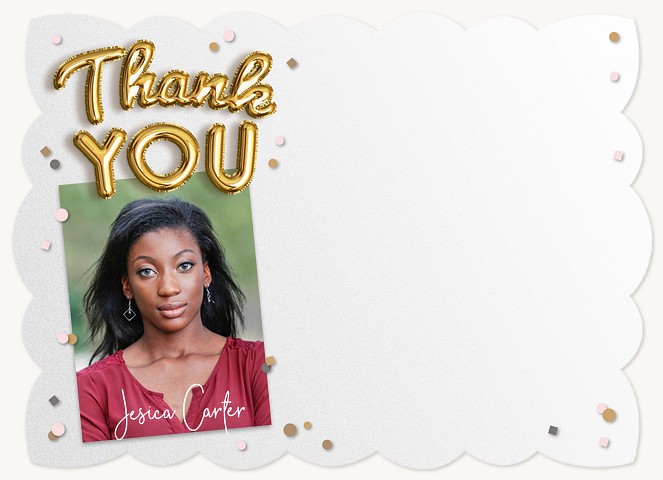 Balloon Year Thank You Cards 