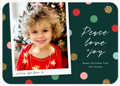 Colourful Confetti Christmas Cards