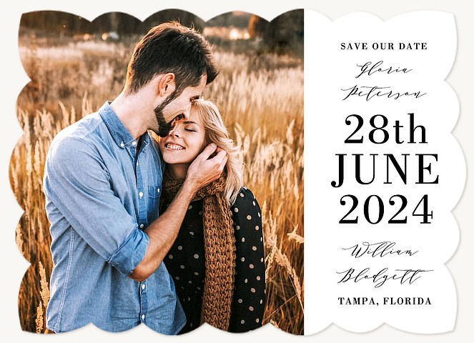 Modern Mix Save the Date Cards