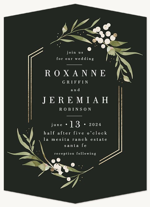 Sonoma Valley Wedding Invitations