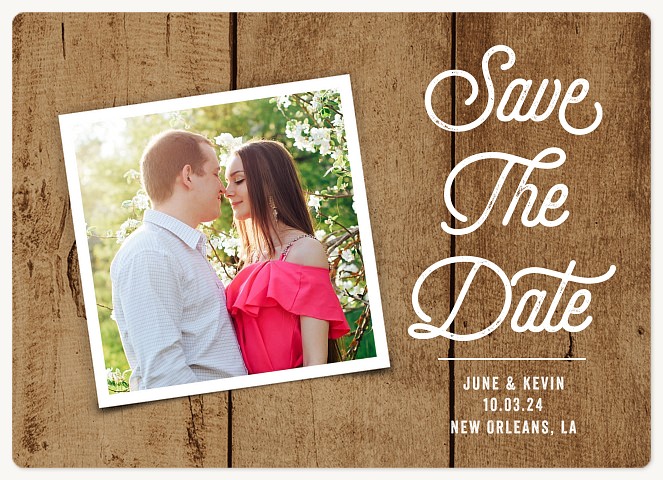 Rustic Siding Save the Date Magnets