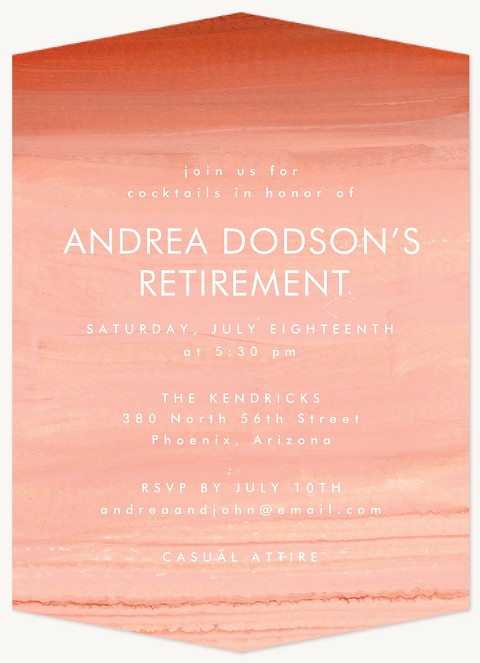 Sandstone Party Invitations