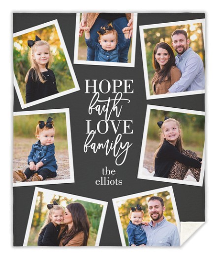 Family Snaps Custom Blankets Family Snaps Custom Blankets