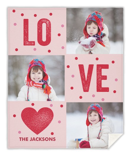 Hugs & Kisses Custom Blankets