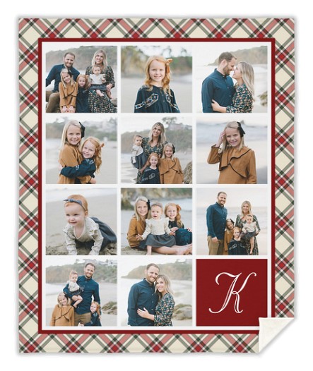 Tartan Monogram Custom Blankets Tartan Monogram Custom Blankets