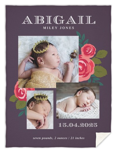 Painted Blossoms Custom Blankets Painted Blossoms Custom Blankets