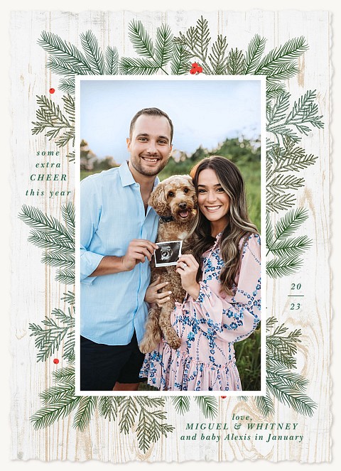 Extra Cheer Personalized Holiday Cards
