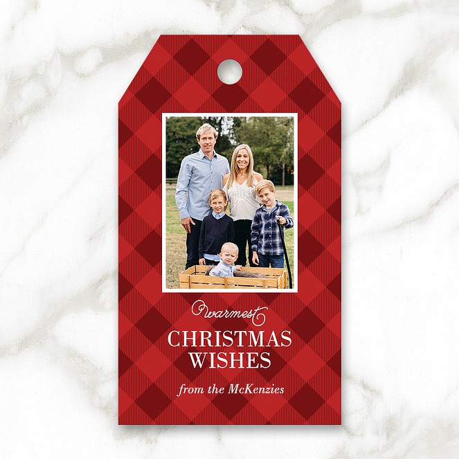 Cozy Wishes Custom Gift Tags