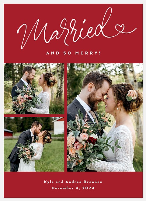So Married Holiday Photo Cards