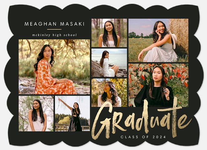 Multi Lettering Graduation Cards