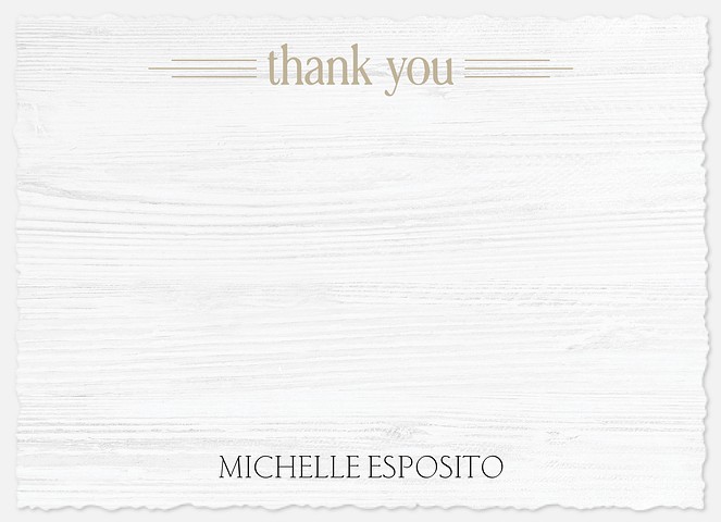 Classic Elegance Thank You Thank You Cards 