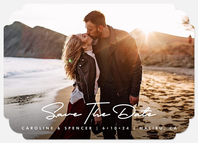 Simply Written Save the Date Photo Cards