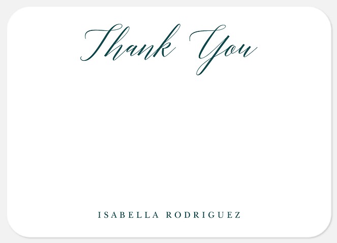 Scholarly Style Thank You Cards 