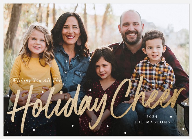 All The Holiday Cheer Holiday Photo Cards