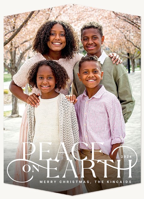 Peaceful Balance Personalized Holiday Cards