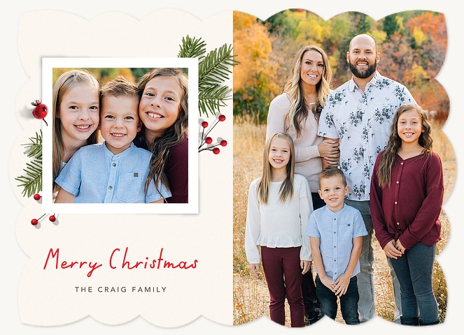 Festive Duo Personalized Holiday Cards