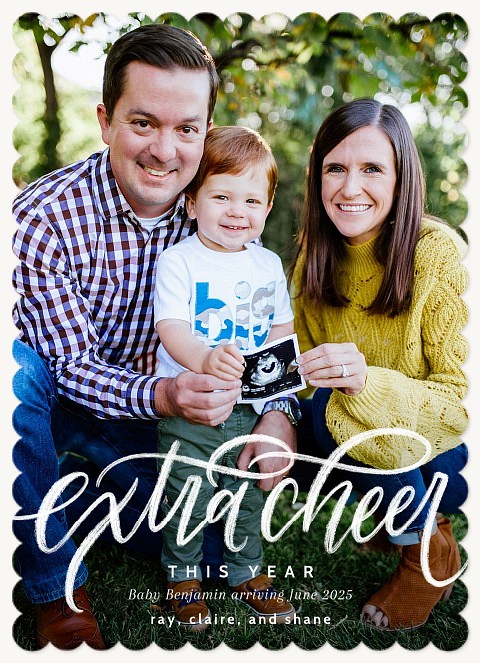 Chalk Cheer Personalized Holiday Cards