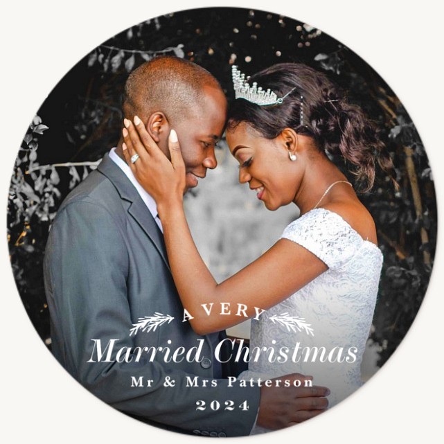Very Married Christmas Personalized Holiday Cards