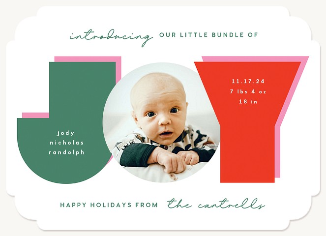 Big Joy Personalized Holiday Cards