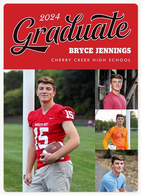 School Spirit Graduation Cards