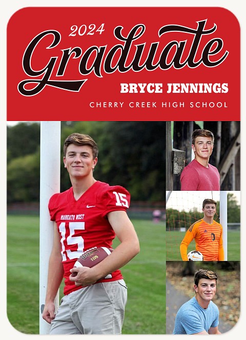 School Spirit Graduation Cards