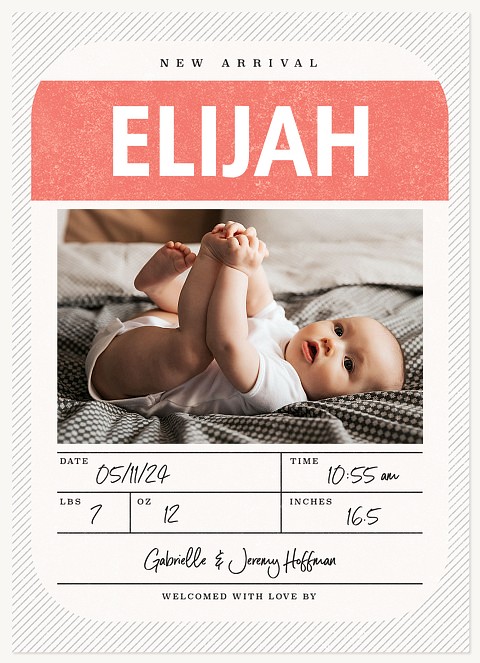 New Arrival Baby Announcements