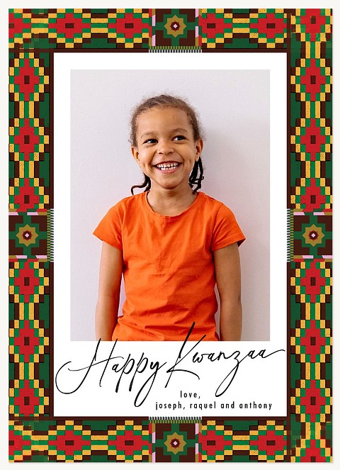 Holiday Textile Kwanzaa Cards