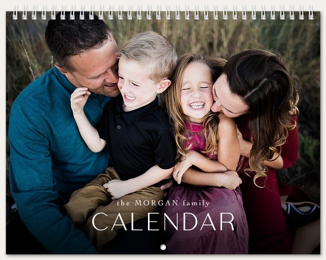 Simple Type Calendar Custom Photo Calendars