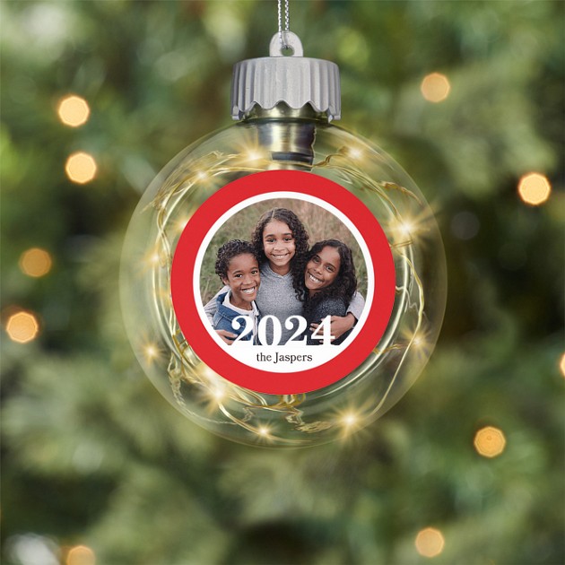 Red Year Personalized Ornaments
