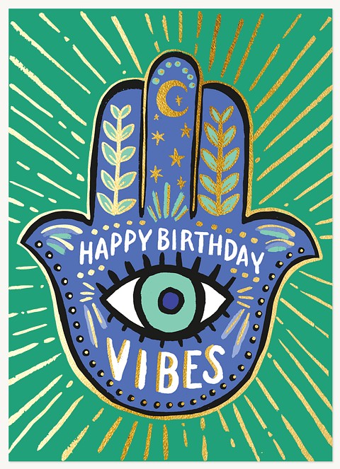 Bright Hamsa Greeting Cards