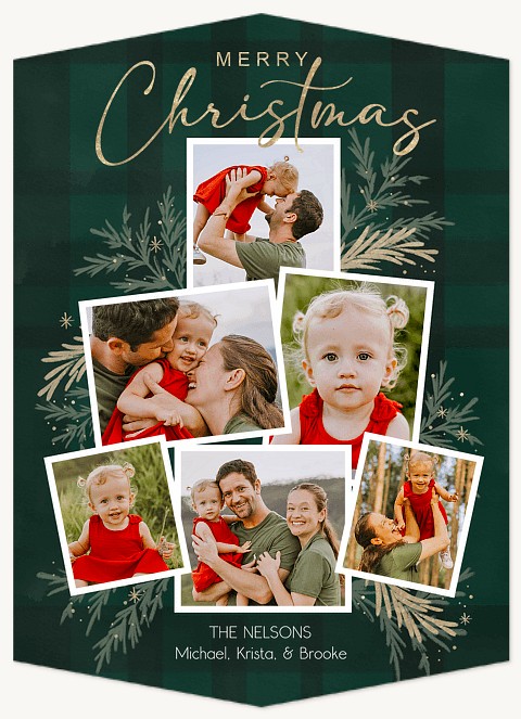 Collage Tree Personalized Holiday Cards