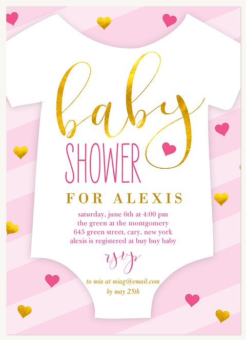 Sweet Confection  Baby Shower Invites