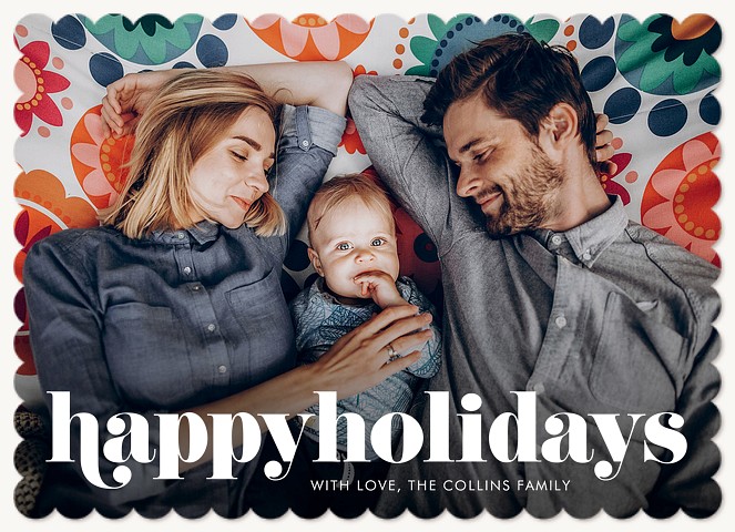 Modern & Bold Photo Holiday Cards