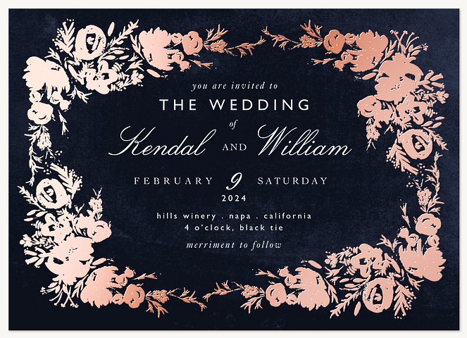 Grande Botanical Wedding Invitations