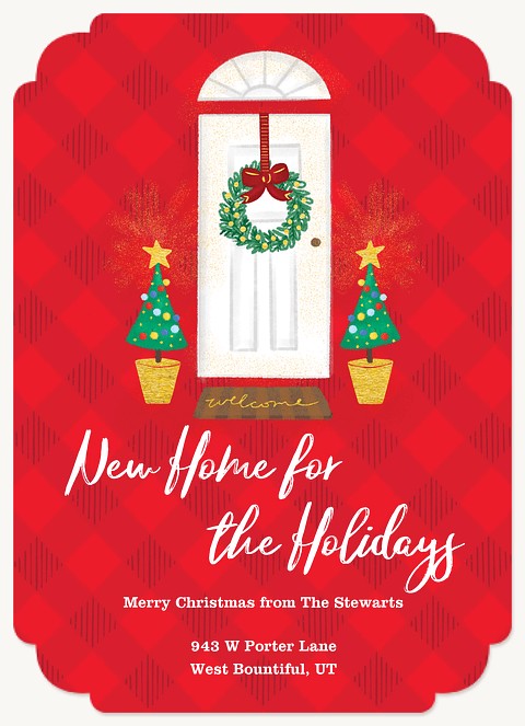 Front Door Photo Holiday Cards
