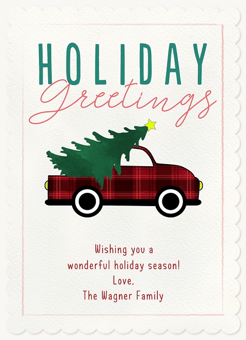 Tartan Truck Christmas Cards