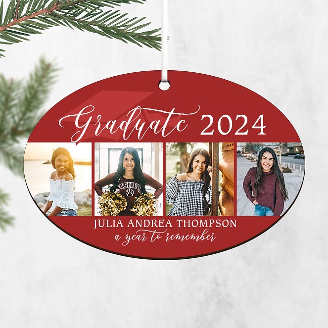 Holiday Grad Personalized Ornaments
