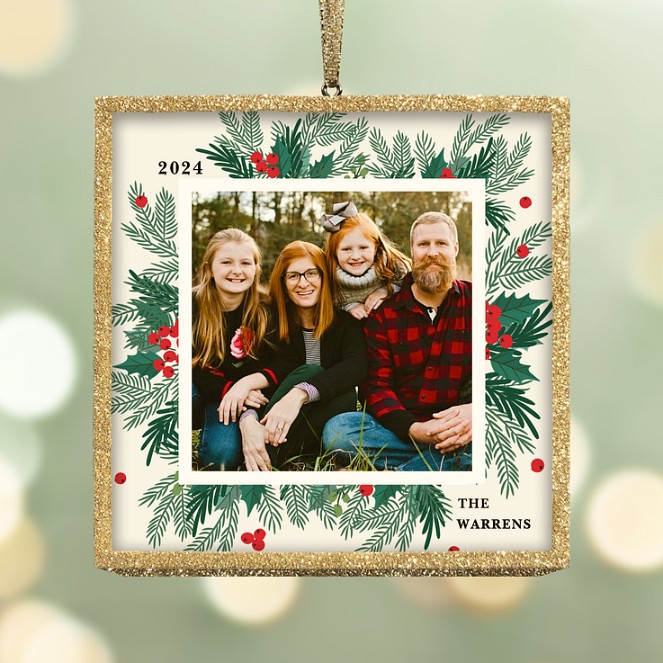 Festive Trimmings Personalized Ornaments