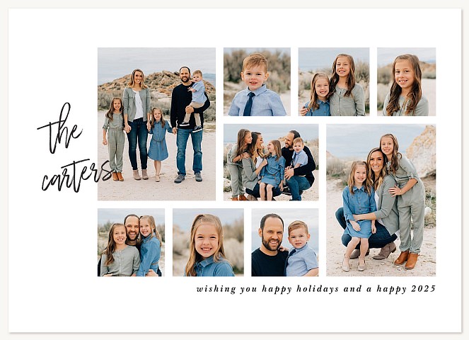 Family Gallery Photo Holiday Cards