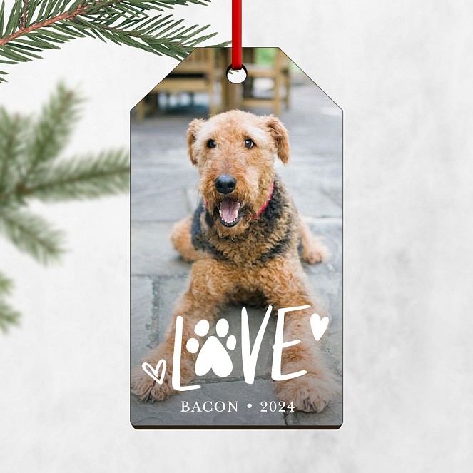 Puppy Love Personalized Ornaments