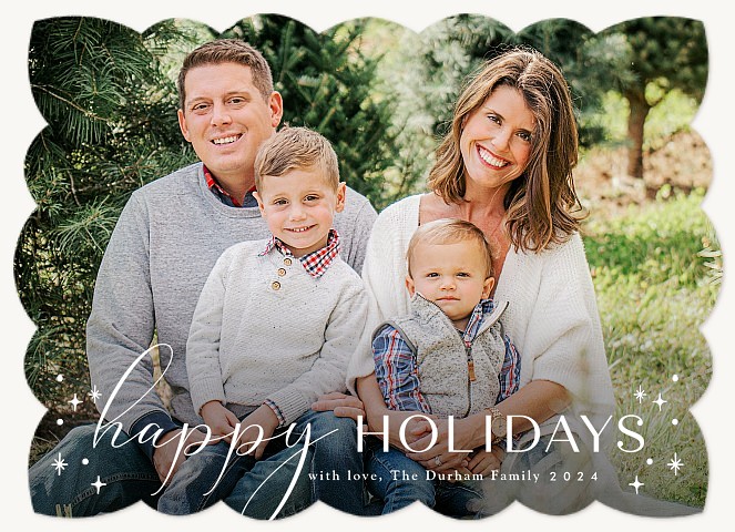 Twinkling Magic Personalized Holiday Cards