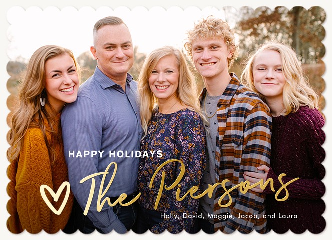 Signature Look Personalized Holiday Cards