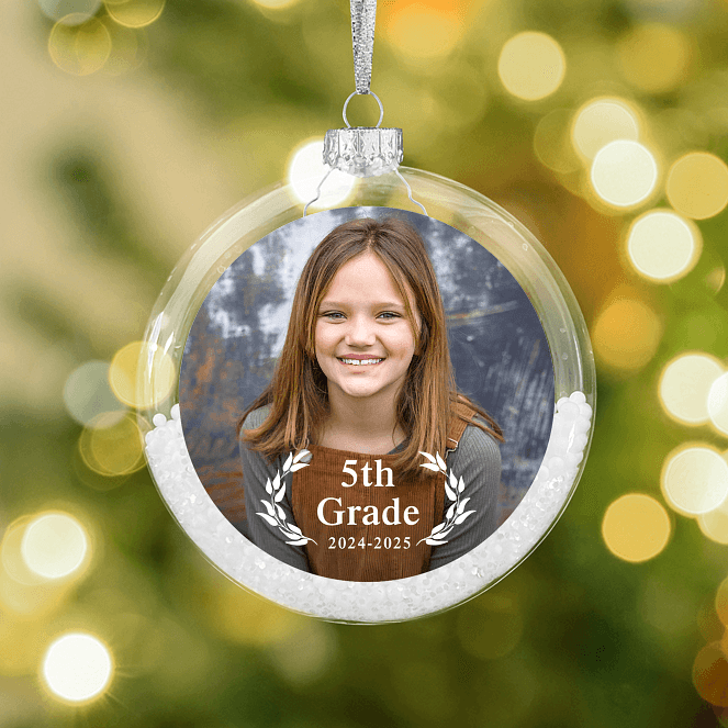 Winter Grade Personalized Ornaments