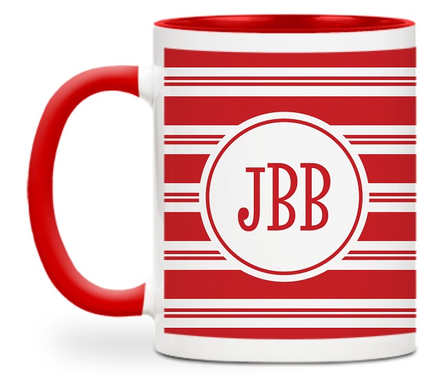 Candy Cane Custom Mugs