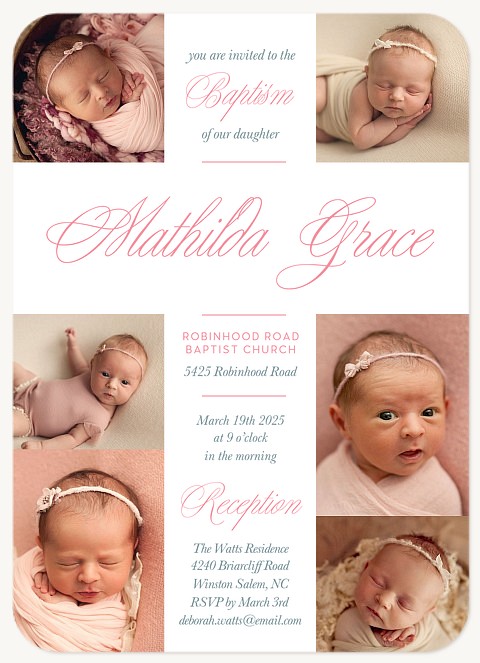 Cross Gallery Baptisms & Christening Invitations